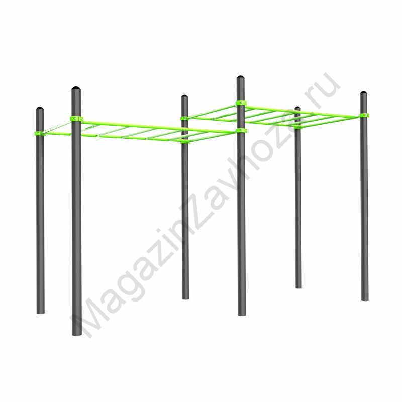 W313 Воркаут Рукоход классический двухуровневый Zavodsporta