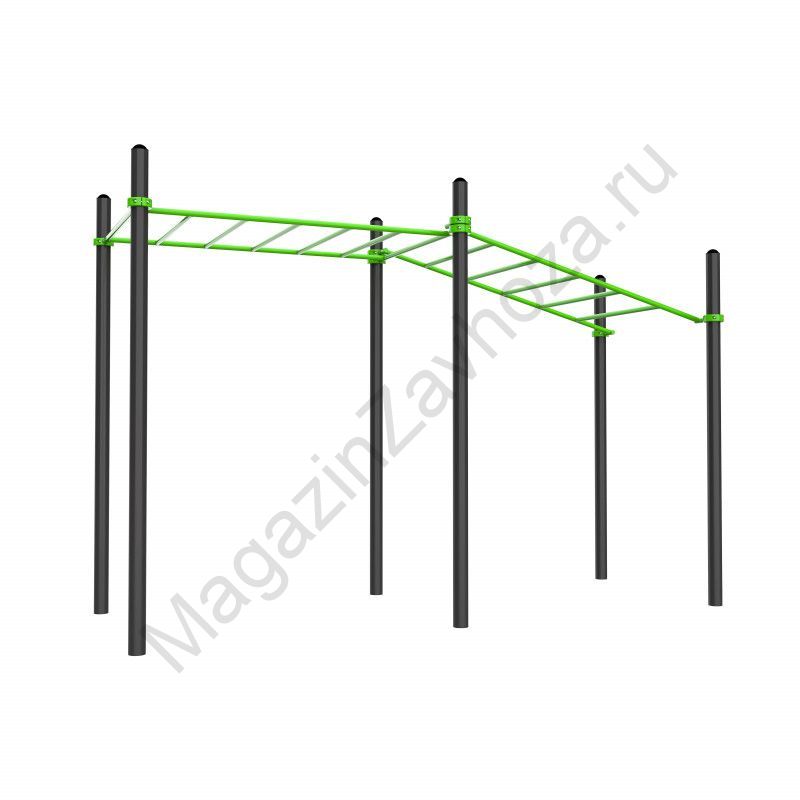 W314 Воркаут (рукоход в подъем, рукоход классический) Zavodsporta