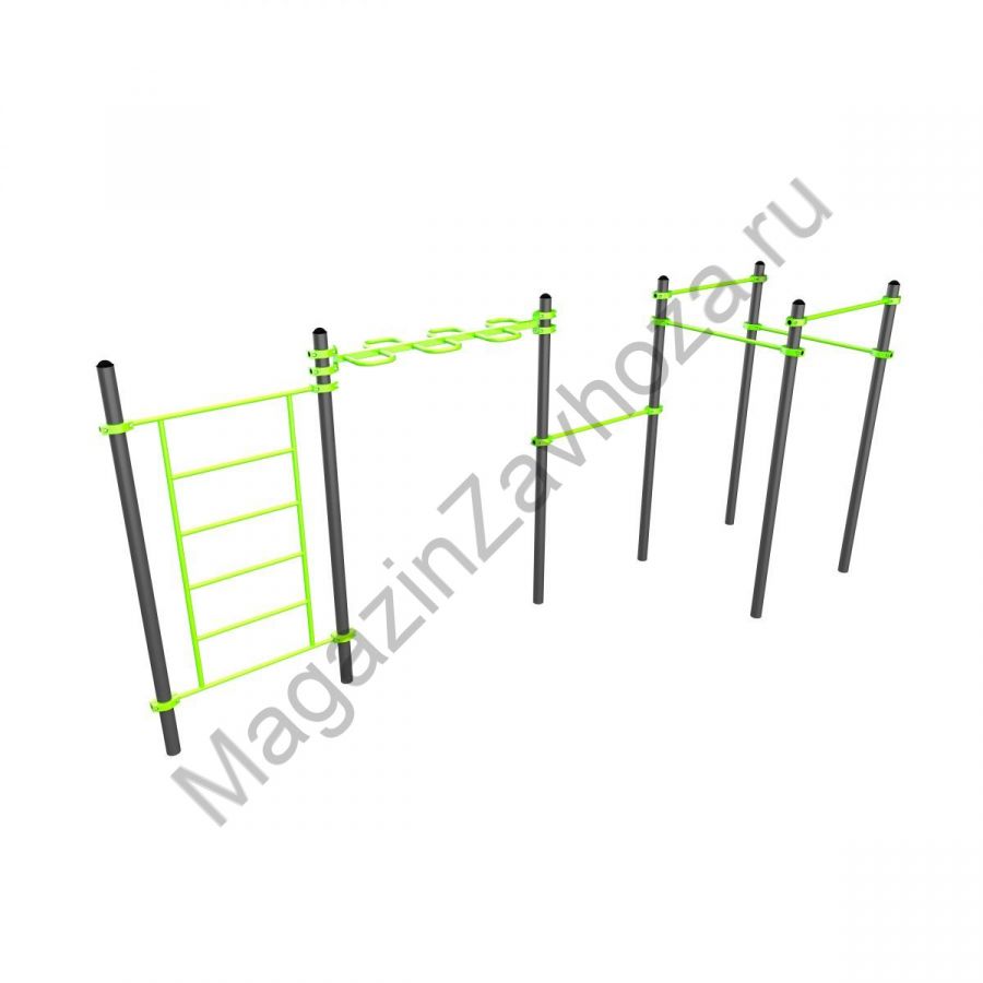 W345 Воркаут (шведская стенка, 5 перекладин) Zavodsporta