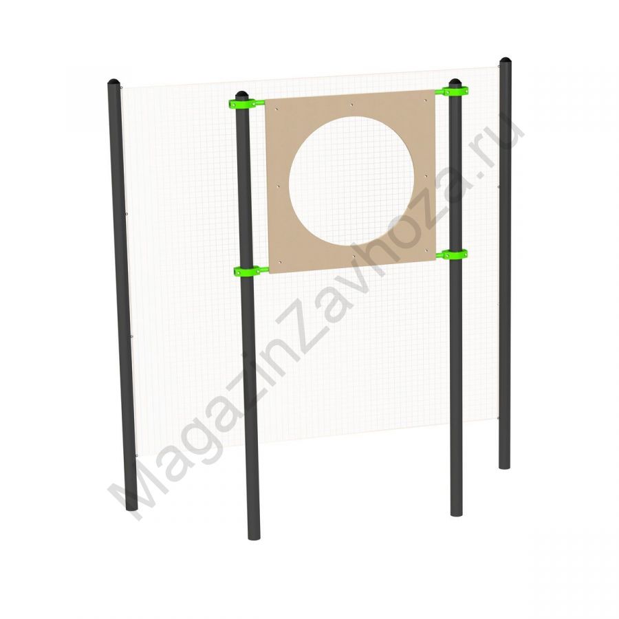 W254 GTO Мишень на стойках круглая (для метания теннисного мяча в цель) D90 см Zavodsporta