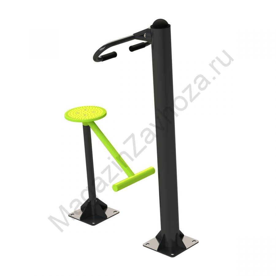 Smart-1012 Уличный тренажер Твистер сидя Zavodsporta