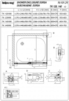 Душевая кабина Kolpa San DORSA TK схема 4