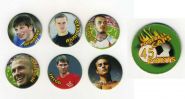 Фишки покемоны 6шт ФУТБОЛИСТЫ мира (Football caps)