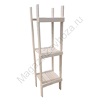 Стеллаж 3х ярусный (У) 1200*400*400