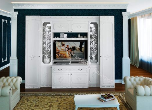 Модульная Гостиная Мария Луиза  (Бодега Белый)