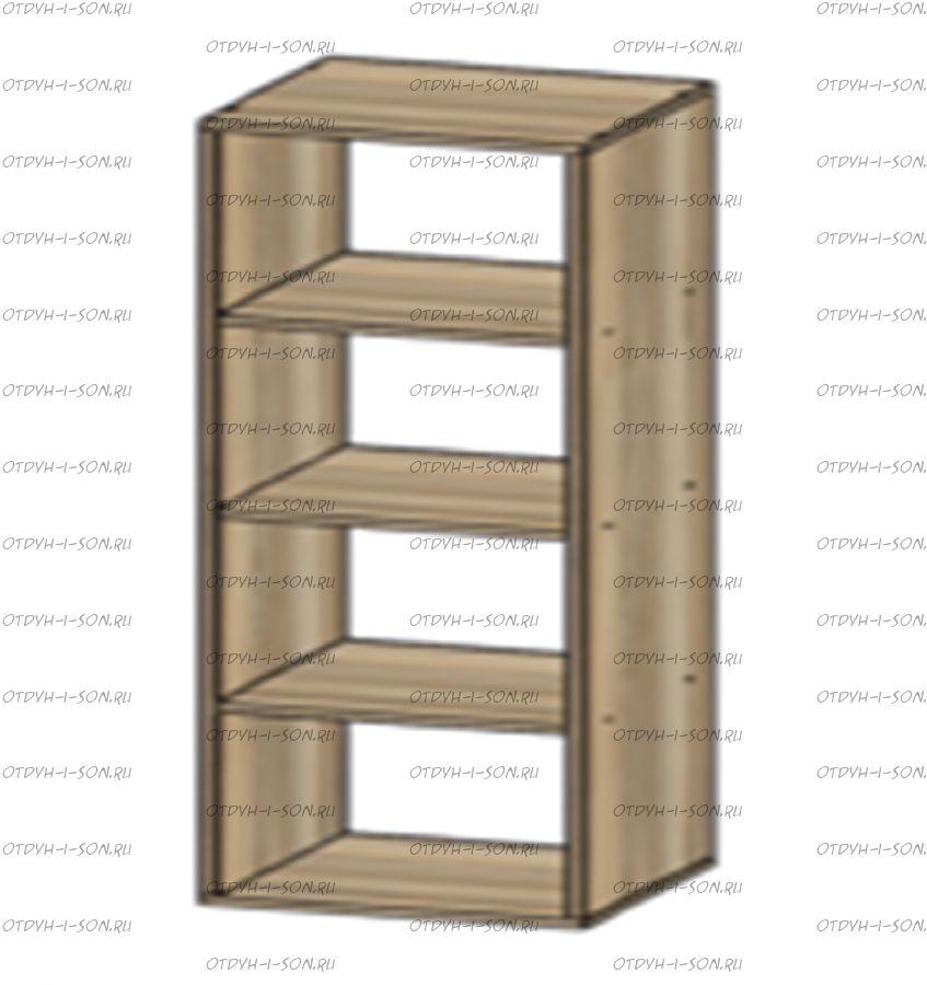 Стеллаж Юта №4 (380 х 350 х 1480)