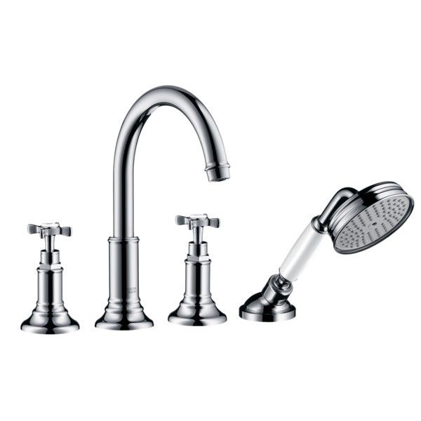 Смеситель Hansgrohe AXOR Montreux для ванны с душем 16546820 схема 2