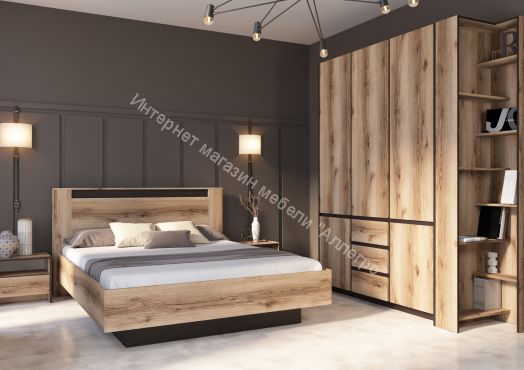 Шкаф для одежды трехстворчатый Прага