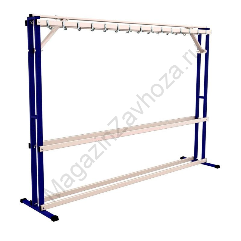 Стойка для беговых лыж (двухсторонняя на 30 пар)