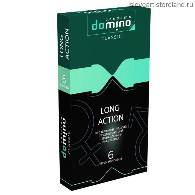 ПРЕЗЕРВАТИВЫ DOMINO CLASSIC LONG ACTION 6 штук