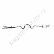 Гриф для штанги ZSO, D-50, ломаный EZ-образный, замки-пружины