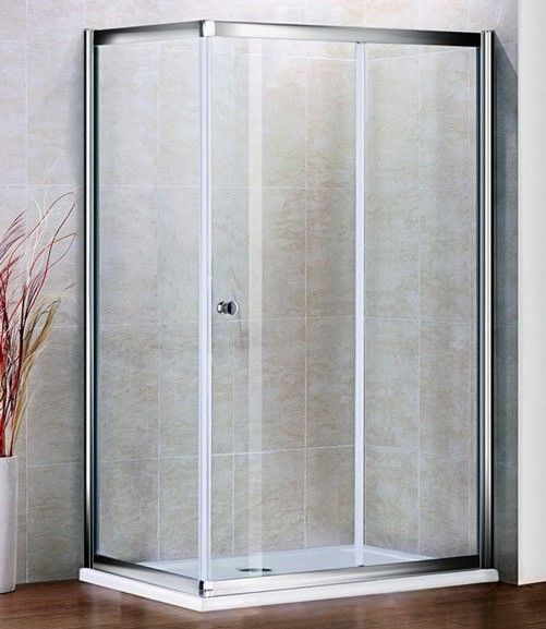 Душевой уголок Cezares Pratico-AH-1 прозрачное стекло 100х80 см