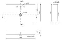 Раковина Cezares Touch схема 5