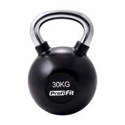 Гиря обрезиненная с хромированной ручкой PROFI-FIT, 30 кг