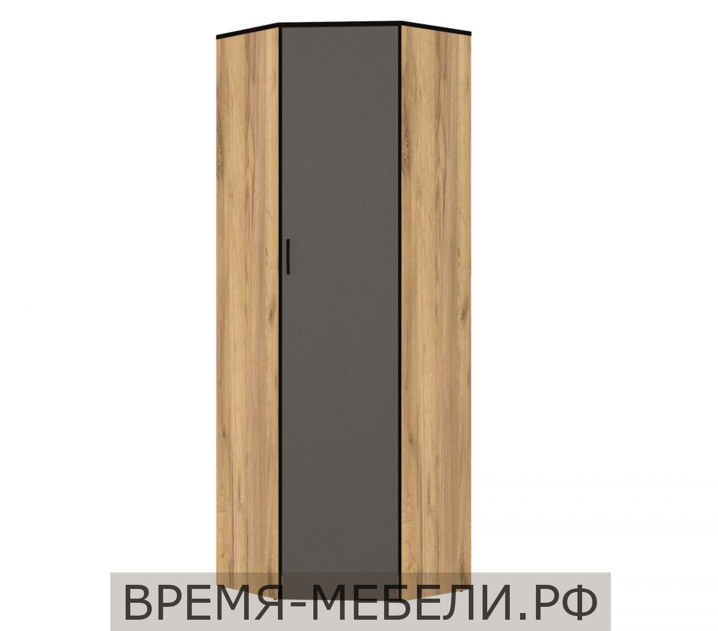 Шкаф угловой без зеркала «Ольга — Лофт» № 9.1