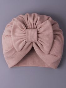 00-0028782  Чалма для девочки, кашкорсе, пудровый