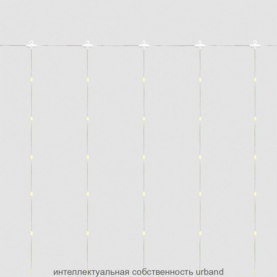 Гирлянда-занавес (USB) Роса 480LED 3x3м, 2700K