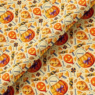 Хлопок - Корзинки сладости грибочки  50х37 см limit