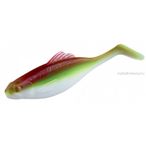 Виброхвосты съедоб. искусст. LJ Pro Series Roach Paddle Tail 9.89 см / 6 шт. в уп. / цвет:G03