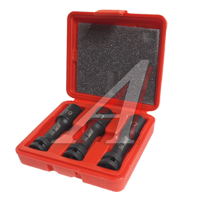 Набор головок ударных для литых дисков 17-19-21мм L=100мм 3 предмета в кейсе JTC
