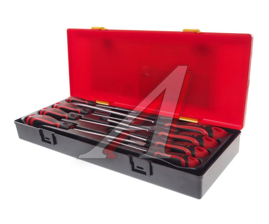 Набор отверток силовых SL 6шт.,PH 2шт. 8 предметов JTC