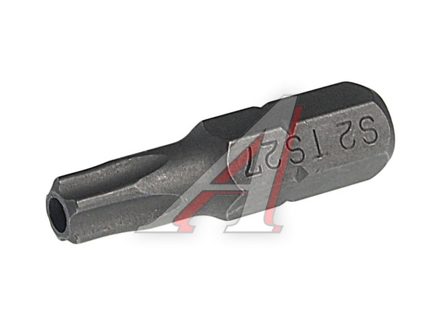 Бита TORX TS27Hх25мм 1/4" 5-ти гранная с отверстием JTC
