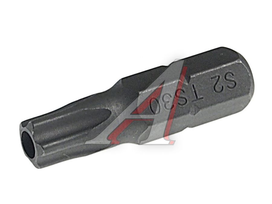 Бита TORX TS30Hх25мм 1/4" 5-ти гранная с отверстием JTC