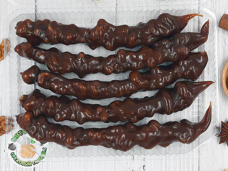 Чурчхела с грецким орехом в виноградном соке 5шт