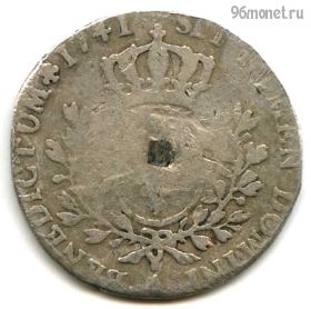 Франция 1/4 экю 1741