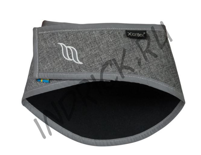 Сигнальная светоотражающая бандана для собаки серая Back on Track Draco Harmaa