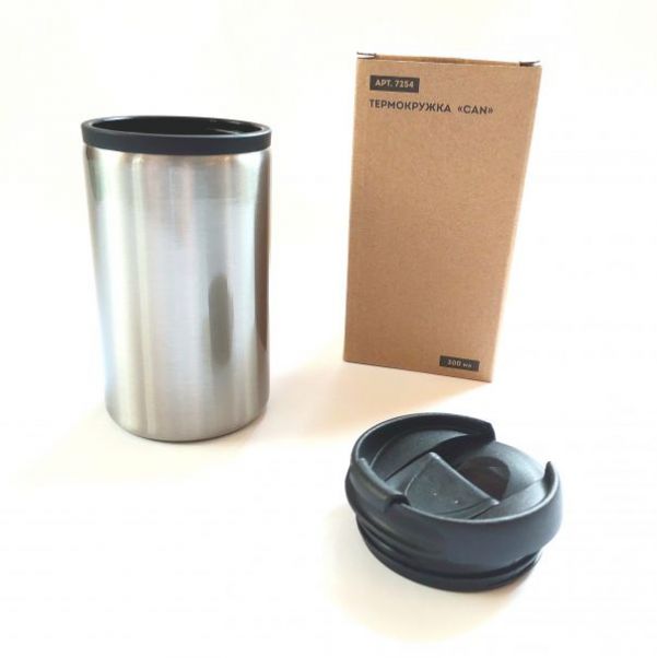 Термокружки Can серебристые