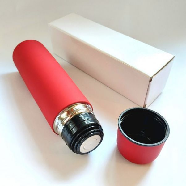 Термос Soft красный