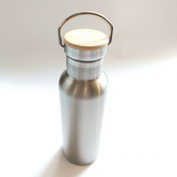 Бутылка для воды Distiller серебристая