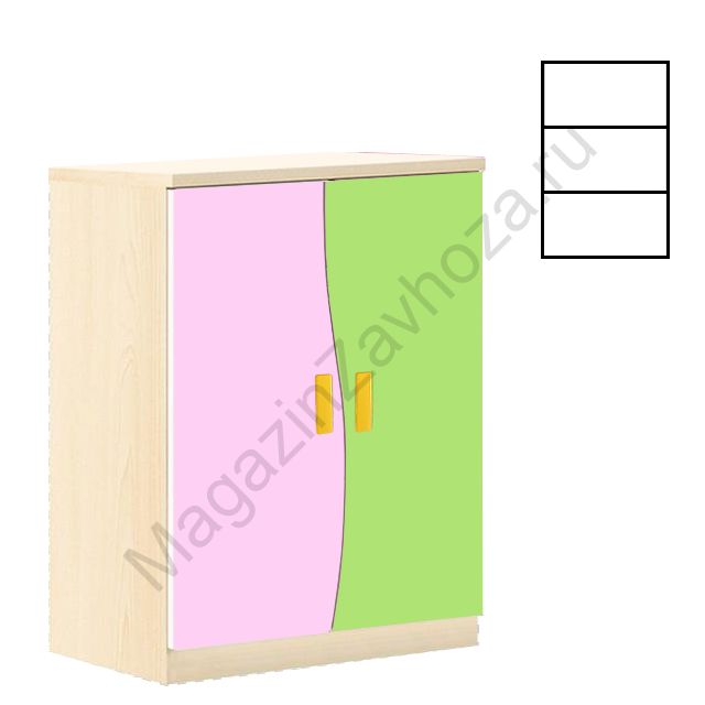 ТУМБА ДЛЯ ИГРУШЕК И ПОСОБИЙ 27 - 2 ПОЛКИ