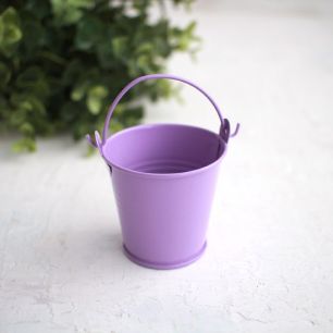 Аксессуар для куклы - Ведёрко сиреневое 5,5 см