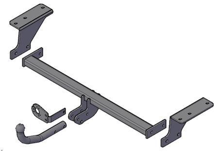 Фаркоп Nissan X-Trail T32 2014-, Renault Koleos 2017-2020 Шар: тип А