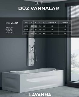 LAVANNA | Elit Seriyası | Düz Vannalar