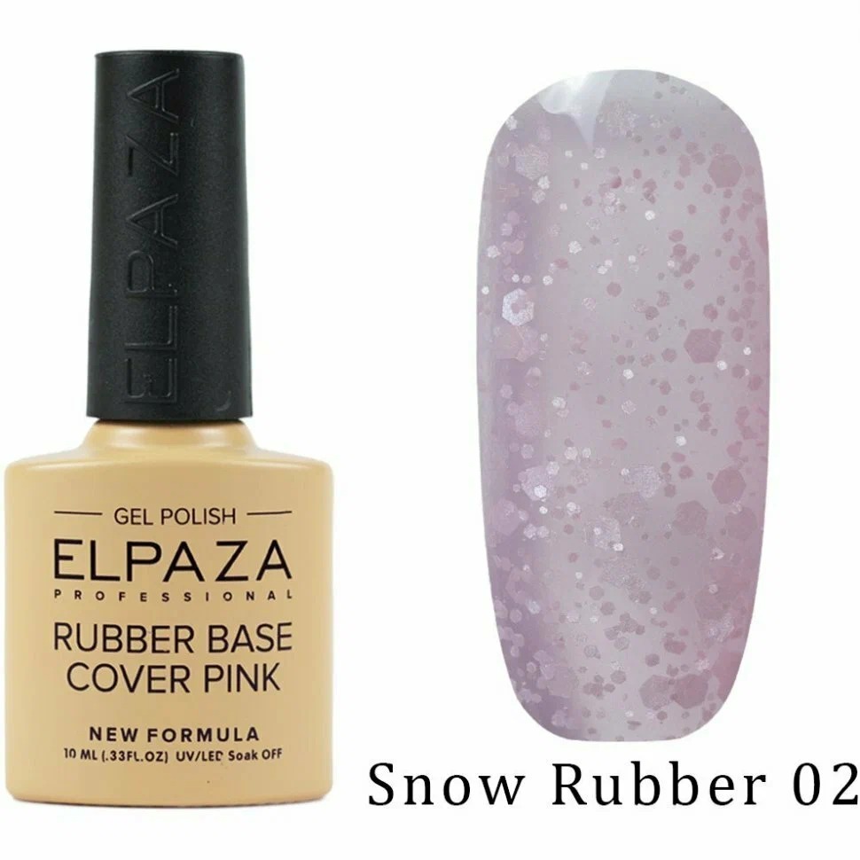 ELPAZA  RUBBER BASE COVER SNOW  02   10 мл