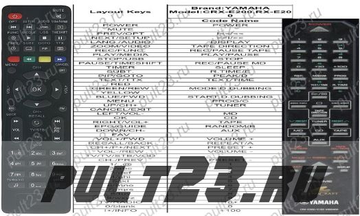 YAMAHA CRX-E200/E150, V680400, CRX-E200, RX-E200