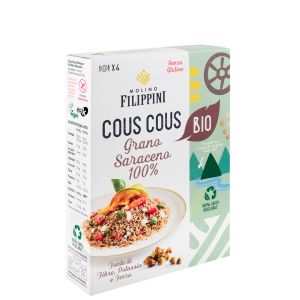 Кускус из гречневой крупы био Molino Filippini Cous Cous Grana Saracena 100% Bio 250 г - Италия