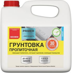 Грунтовка Пропиточная Neomid Primer 1л Концентрат (1:9) для Бетонных Оснований, Глубокого Проникновения / Неомид Праймер