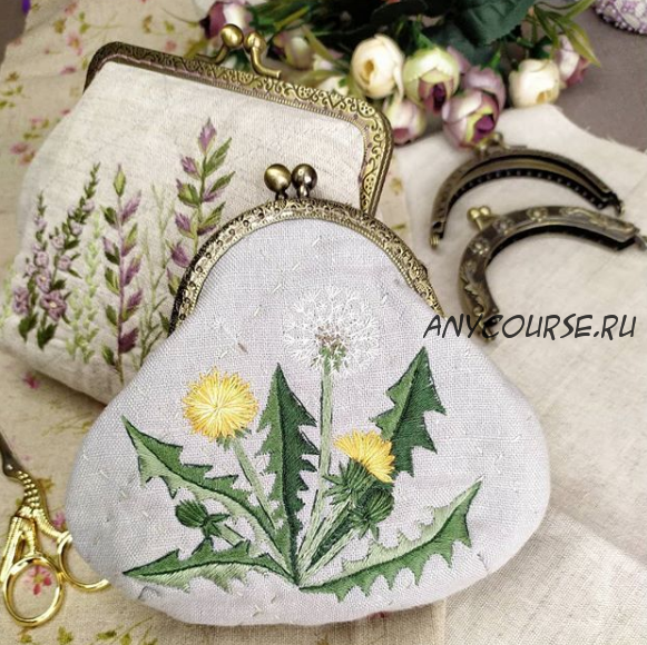 Кошельки и сумочки с фермуарами и вышивкой. Июль-Сентябрь 2020 (nadin.needlework)