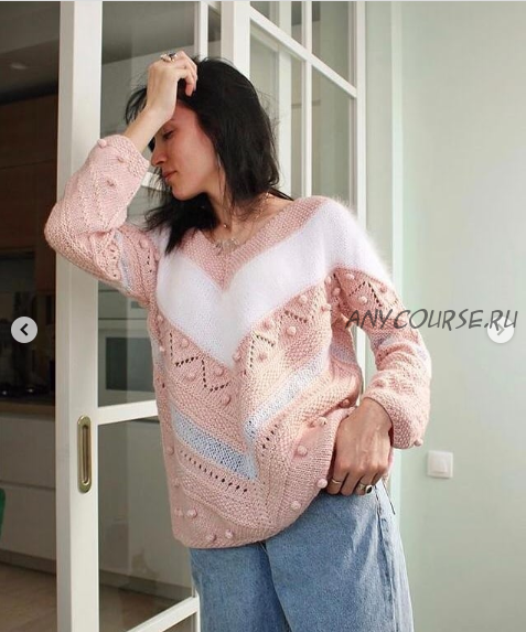 [Вязание] Джемпер «Чайка_море внутри» (knit_pattern)