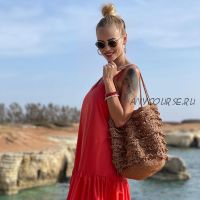 Сумка из рафии 'Lace_bag' (blackmoor.knitting)