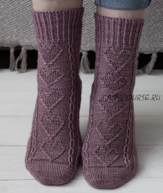 [katya_knits ] Носки 'Люблю' (Екатерина Горбачева)