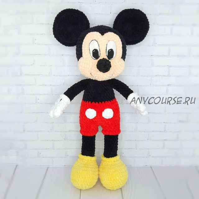 [goozell_toys] Мастер-класс Микки Маус из плюшевой пряжи