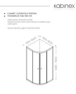 KABİNEX | Künc Oval Vannaları üçün  Duşkabin Modelleri ve Qiymetleri | Bakı | Kataloq 2022