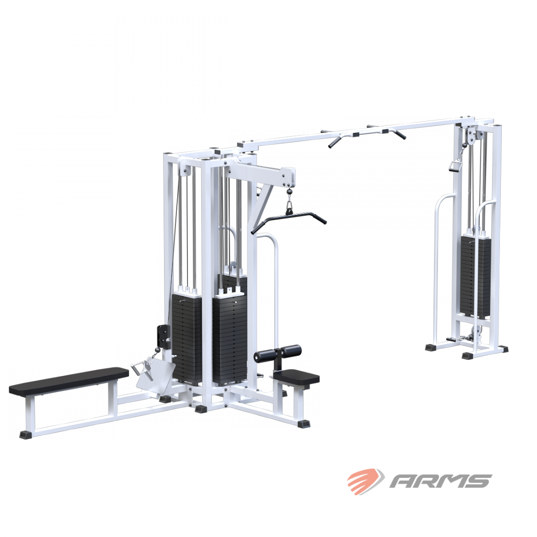 Блочная станция с кроссовером (стек 4х100кг) AR091х4х100