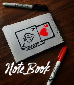 Появление карты зрителя  - блокнот А6 - NOTEBOOK