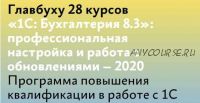 1С: Бухгалтерия 8.3: профессиональная настройка и работа с обновлениями – 2020